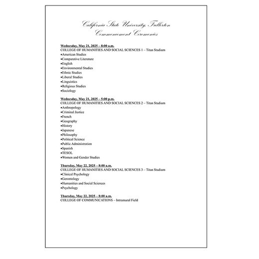 Simple Announcements - 20 Pack - Insert 2